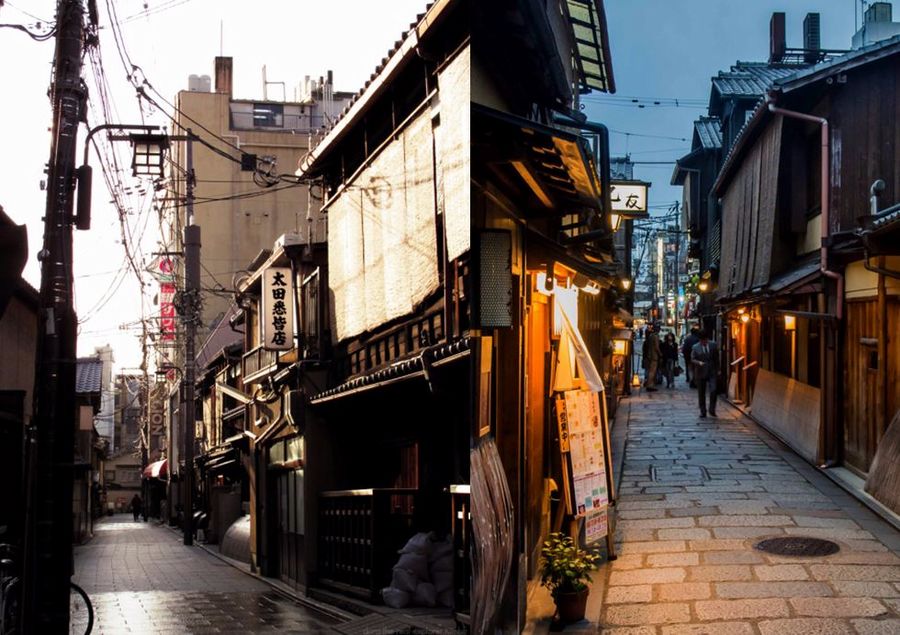 gion kyoto cavi penzolanti giorno notte.JPG gion kyoto cavi penzolanti giorno notte.JPG